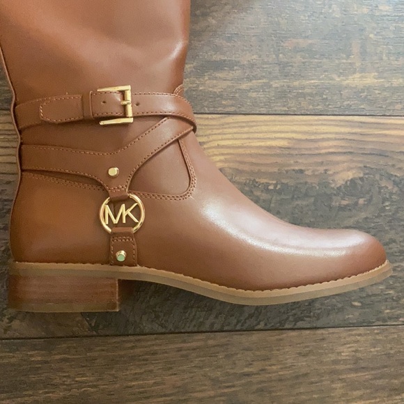 New without box Michael Kors Preston brown boots 5 - Picture 5 of 8